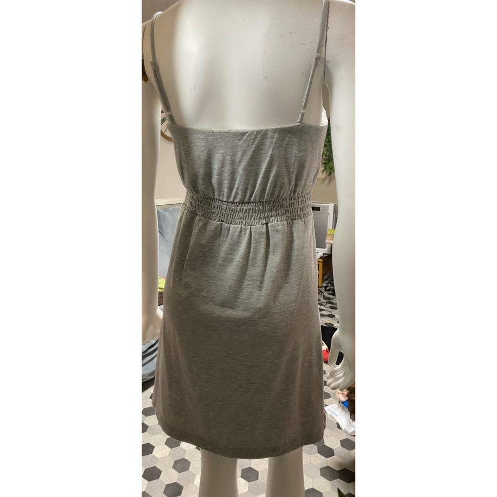 New Self Esteem gray‎ tank dress medium - Picture 2 of 4